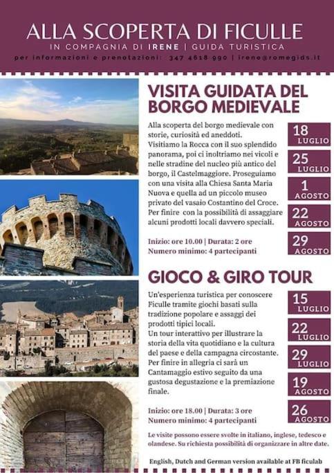 Casa Vacanza In Casale Vicino Orvieto Ficulle Exteriér fotografie